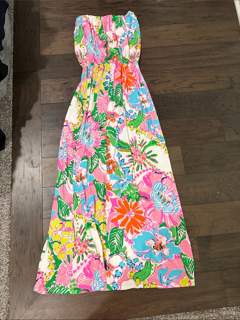 Lilly Pulitzer for Target Nosey Posey Maxi Dress Sz M - Picture 7 of 7